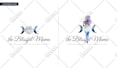 create minimal watercolor and line art logo