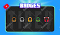 draw custom cute youtube loyalty badges and twitch emotes