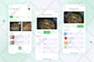 create a creative mobile app UX UI design in figma
