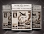 design retro vintage flyer