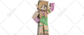 make professional 3d render of your minecraft skin