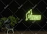 design 3d neon sign neon logo with acrylic effect