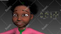 model 3d character , rig  and texture 4k