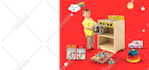 design artistic banner, header or slider for your website