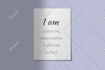 put your image, photo or logo into a frame poster mockup