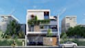 exterior architecture render for renovation or new design