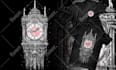 draw a detailed gothic line art and dark illustration