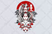 do awesome illustration in traditional japanese tattoo style