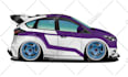 make automotive illustration car, truck etc