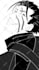 illustrate anime or manga in black and white monchrome