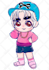 design a hand drawn custom you a kawaii chibi illustration