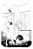 draw black and white funny cartoon illustration