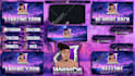 design animated stream overlay, kick, twitch overlay, twitch logo, twitch emotes