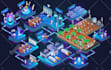 do 2d flat, 3d isometric vector illustration for website UI, app, splash screen