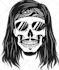 draw you a skeleton and skull design