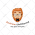 design portrait cartoon mascot logo