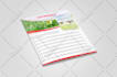 design business one sheet, sell sheet, product sheet