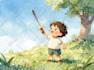 do children book illustrations and kids story book illustrations