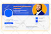 design a professional linkedin banner, cover or header