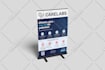 design static outdoor, billboard, roll up banner