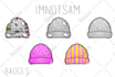 create aesthetic and cute custom sub badges