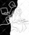 draw feminine and elegant custom line art design in 24 hours