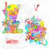 design cool graffiti doodle art for your bussines