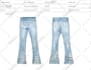 design custom denim pants with tech pack manufacturer ready
