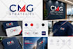 design a modern minimalist logo and brand identity kit
