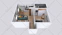 create 2d and 3d floor plans with realistic interior design