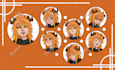 draw character reference sheet in anime style