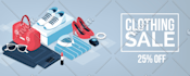 design attractive web banner, header, shopify store banner