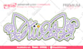 do vtuber handwritten modern signature logo design