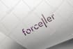 create minimalist business text and font logo