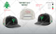 do snapback cap, baseball hat and trucker hat mockup design
