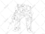 draw mecha robot armor character concept for you