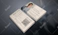 design clickable digital business card or physical card
