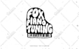 design hand drawn logo in 90s skate punk style