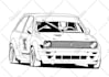 draw vector line art from your car or any vehicle