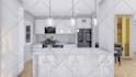 design your house kitchen interior in 3d realistic rendering