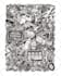 black white vector illustration