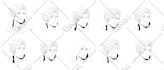 draw an expression sheet for your character