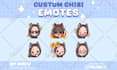 draw cute chibi for twitch emotes