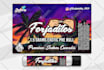 pre roll tube sticker design, round label
