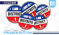 design custom pin badges, pin button, fridge magnets