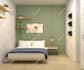 create modern bedroom interior design and realistic 3d rendering