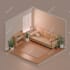 make custom stylized isometric 3d room and low poly models for you