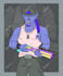 design and make an illustration of your comic character