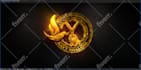 create gold logo reveal intro animation