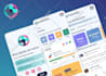 design creative app UI UX in figma